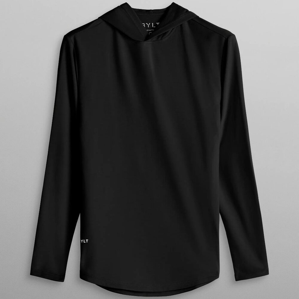 Bylt Basics Elite Drop Cut Hoodie. Size Large. Black